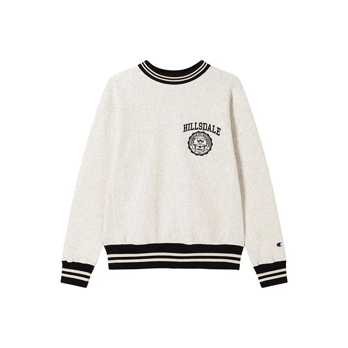 Champion FW24 REVERSE WEAVE Sweatshirt Unisex Oatmeal White