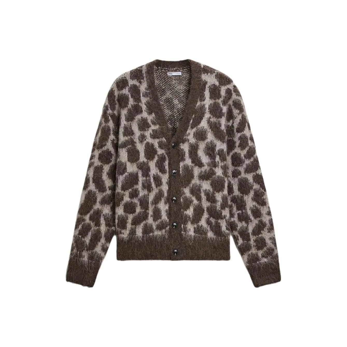 ZARA Коричневые Мужские Свитера