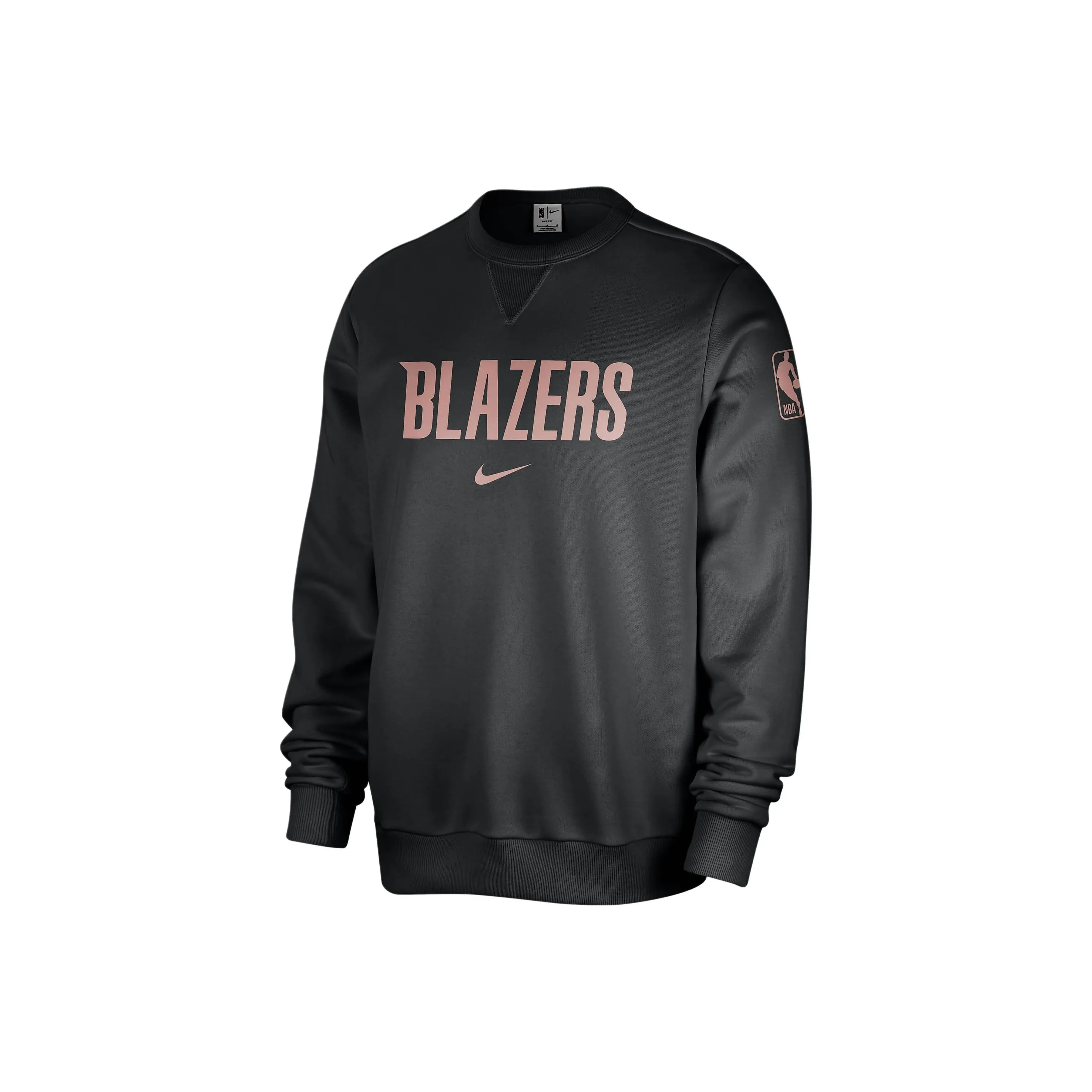 Nike Portland Trail Blazers Standard Issue Men
s Nike Dri FIT Nba Crew Neck Sweatshirt