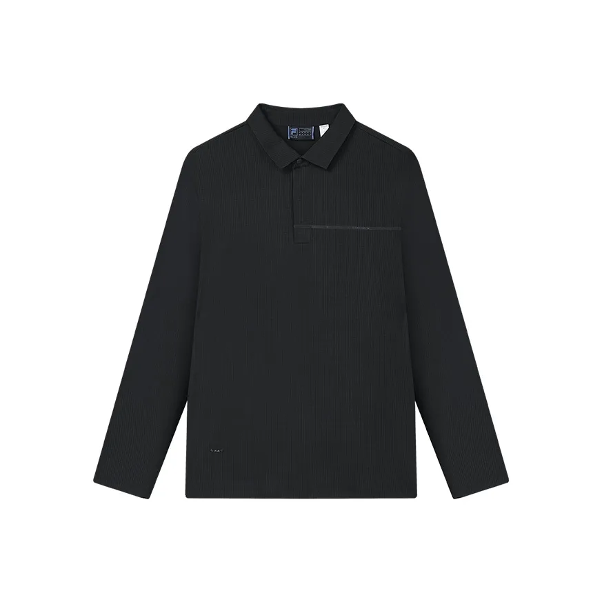 FILA Поло Мужское Глубокий Черный