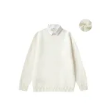아이보리 (기모 안감 선택 가능, 화이트 칼라)