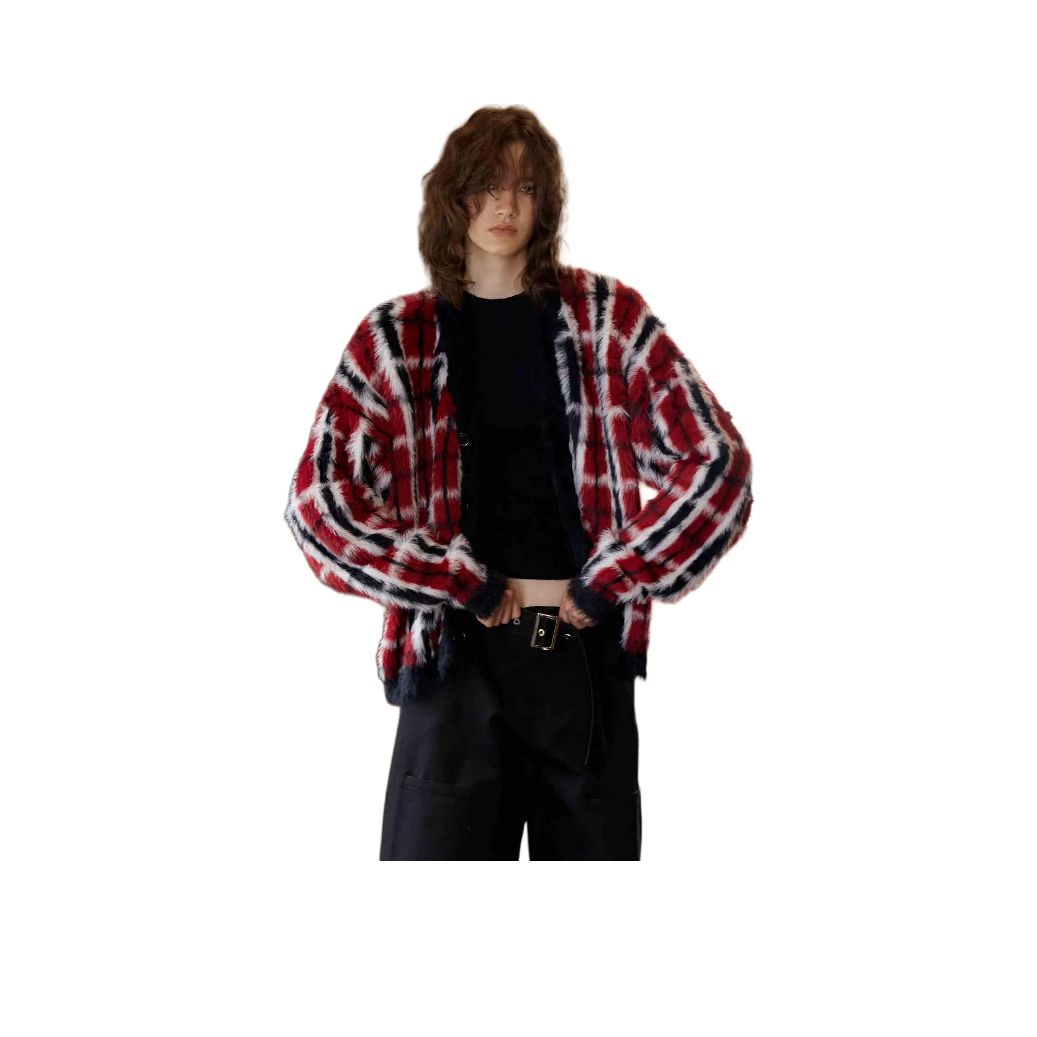 CasseSango Свитер Унисекс Красная Клетка