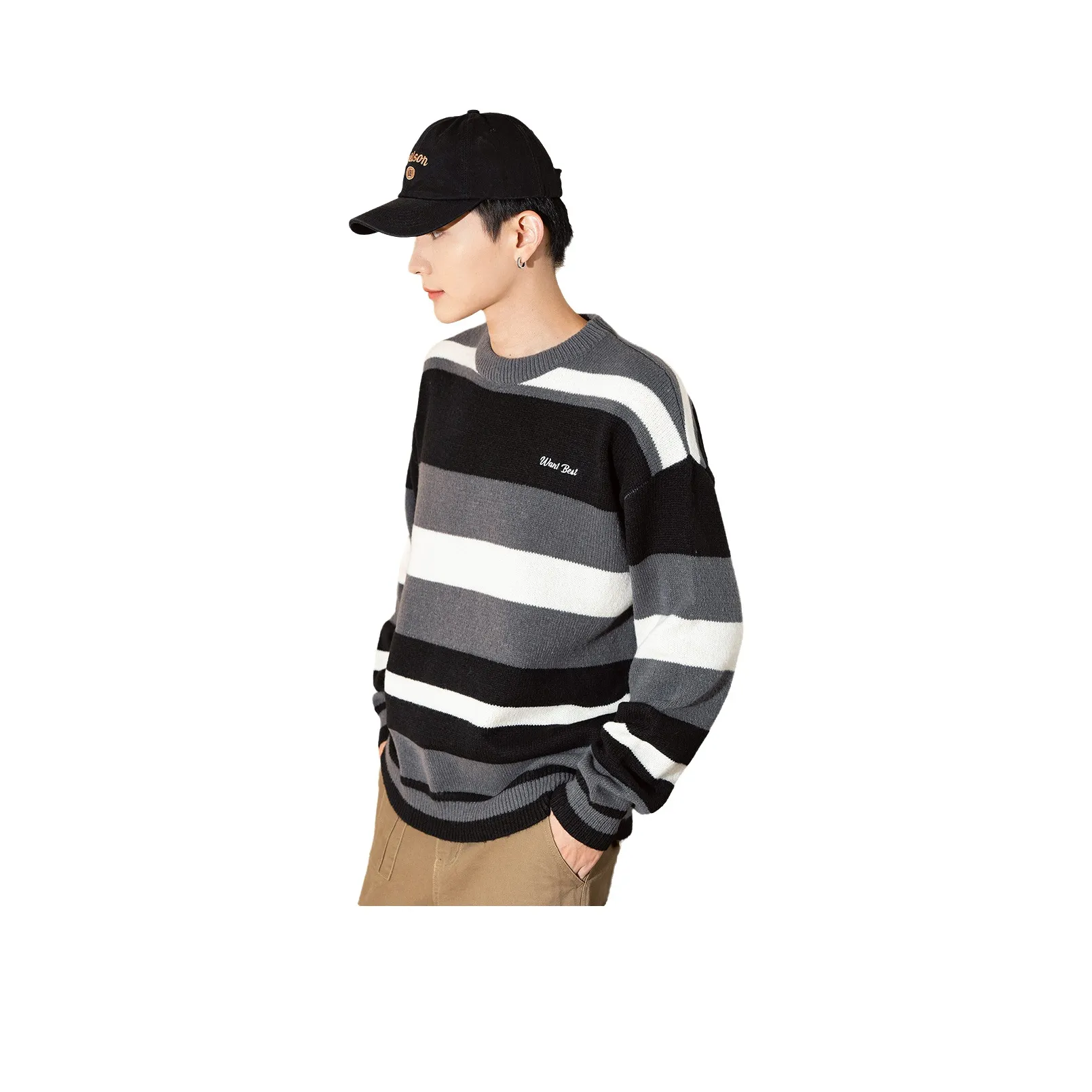 Tonlion Sweaters Men's Black