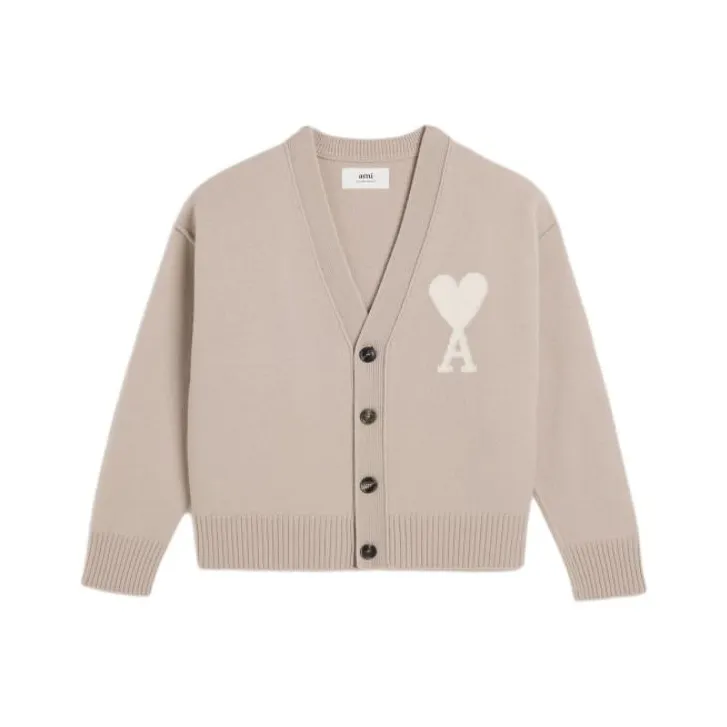 AMIPARIS Ami De Coeur Wool Cardigan