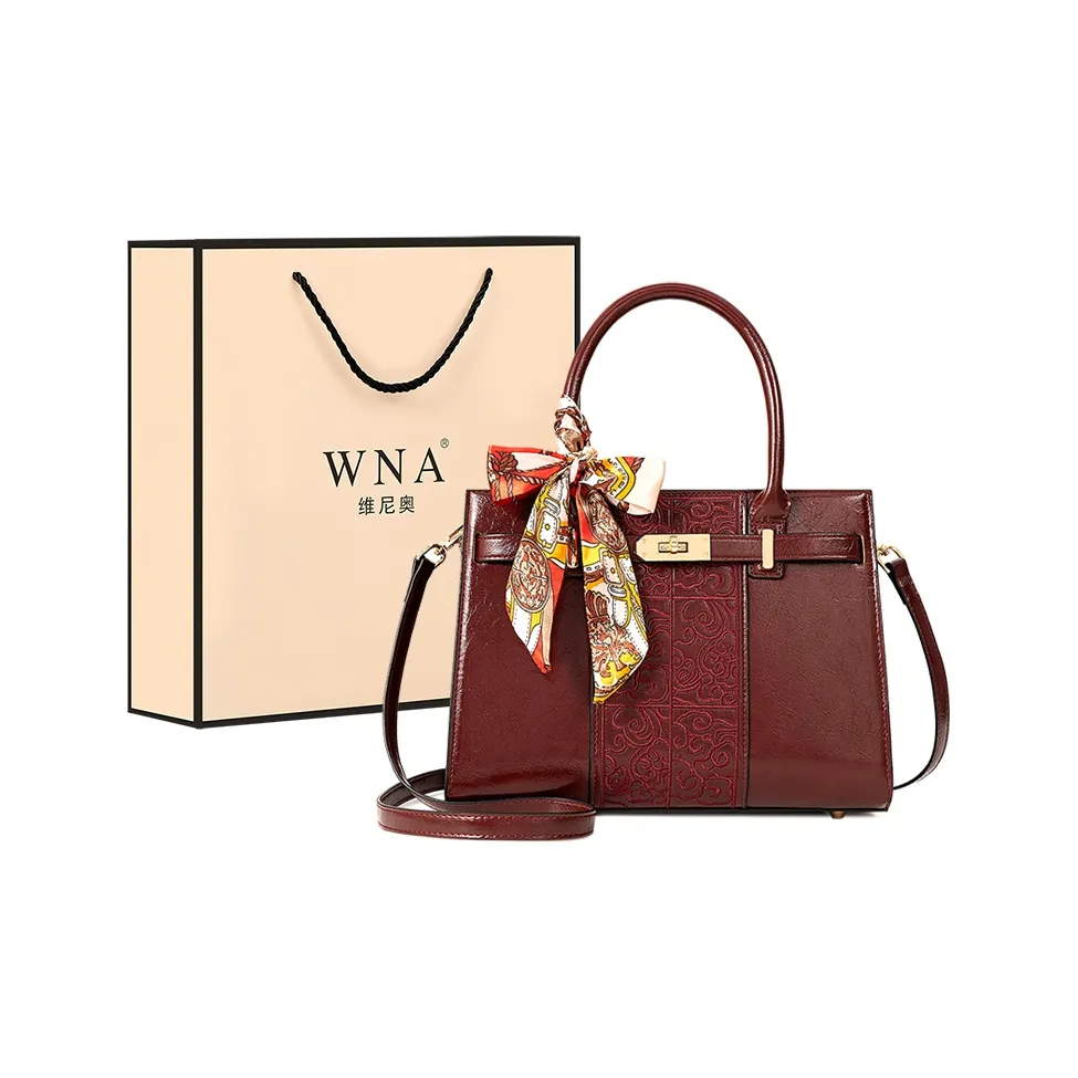 Vigno Синтетическая кожа Портативный Тоут Сумка Сумка через плечо Стандартная Женская Красная