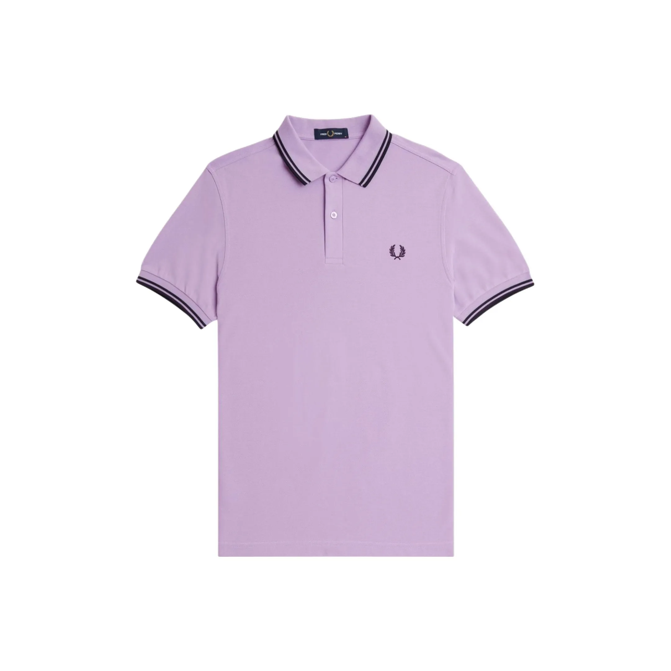 FRED PERRY Поло Мужское Фиолетовое