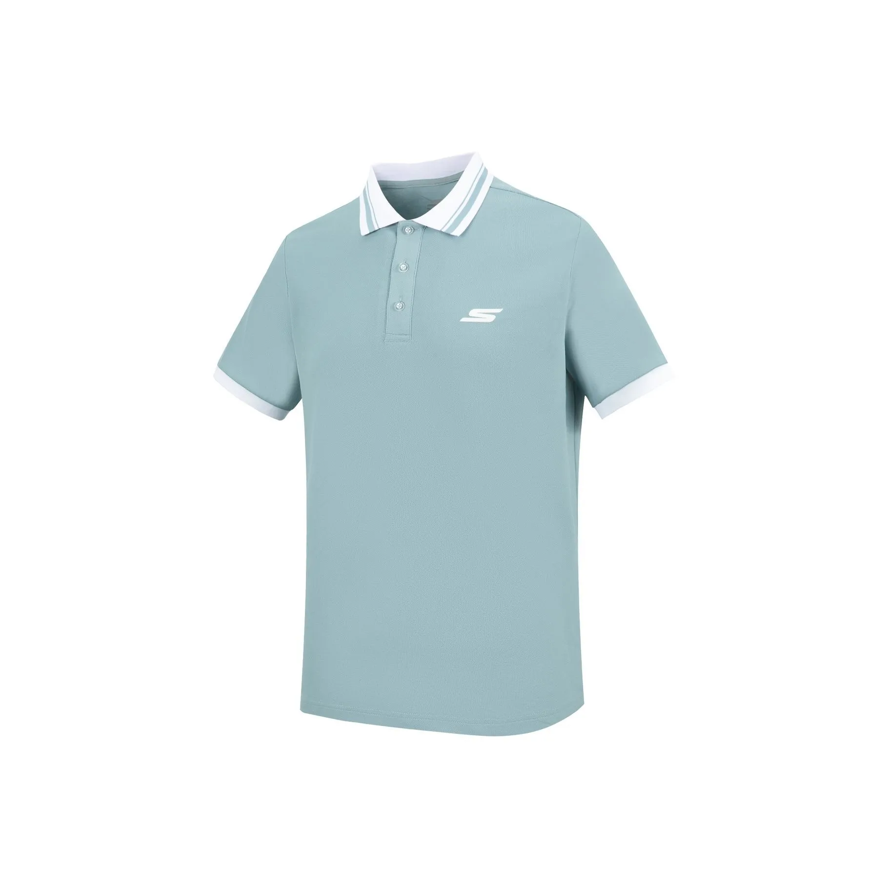 Skechers Polo Shirt Men's Light Water