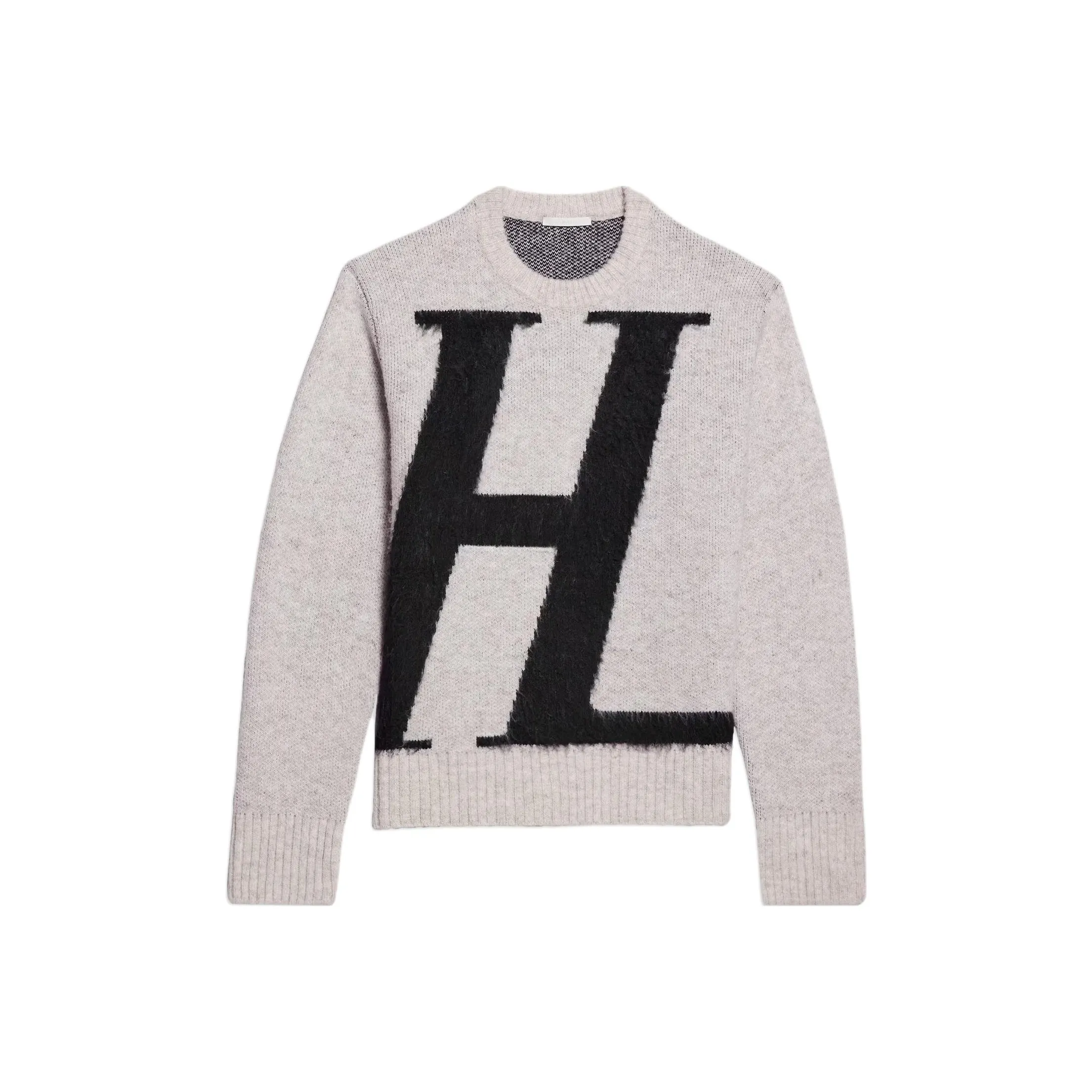 Helmut Lang FW24 Свитер Мужской Светло-Серый