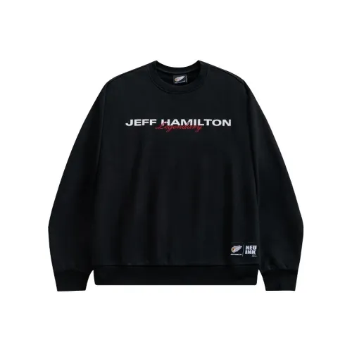 JEFF HAMILTON Черная унисекс толстовка