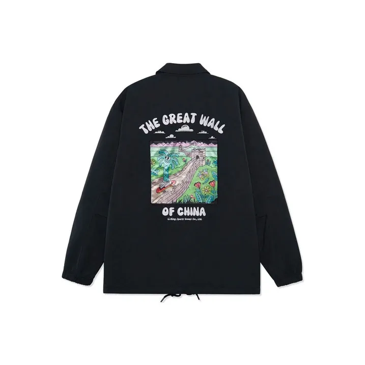 LiNing x Steven Harrington Skateboard Puffer jacket Men's Black