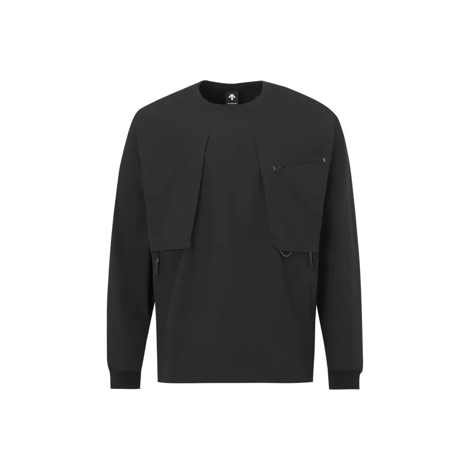 DESCENTE BLEU Sweatshirts Men's BK Black