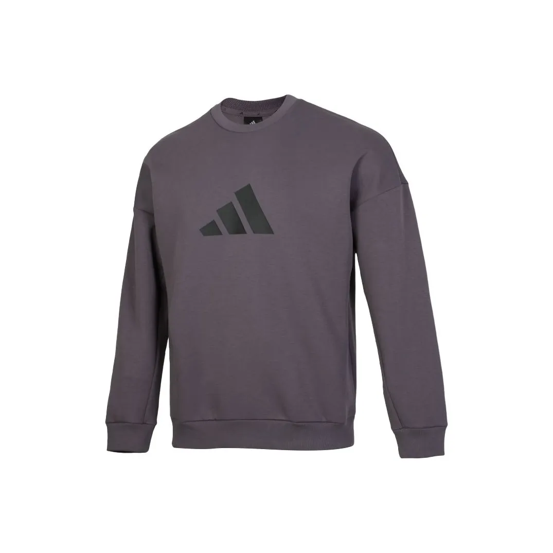 Adidas Толстовка Мужская Серый Фиолетовый