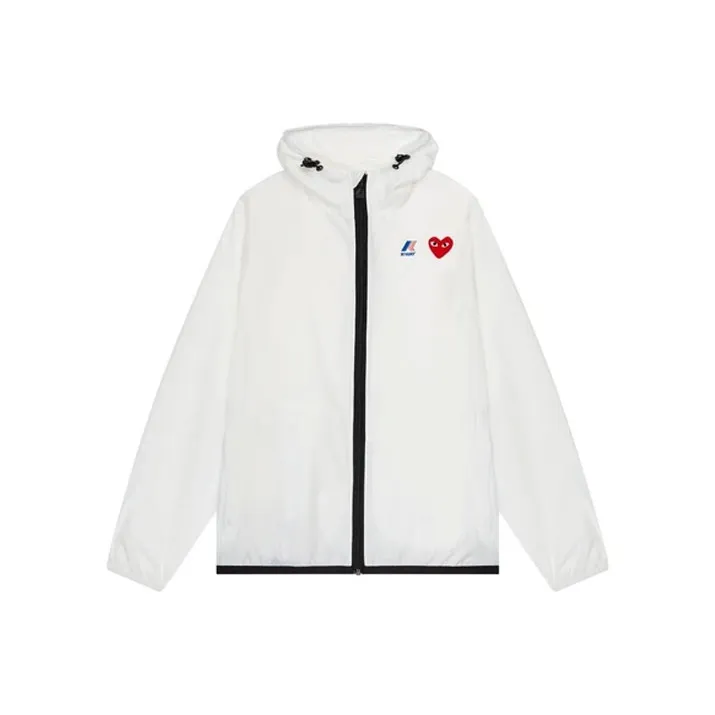 Comme Des Garcons Play X K Way Kids Full Zip Jacket