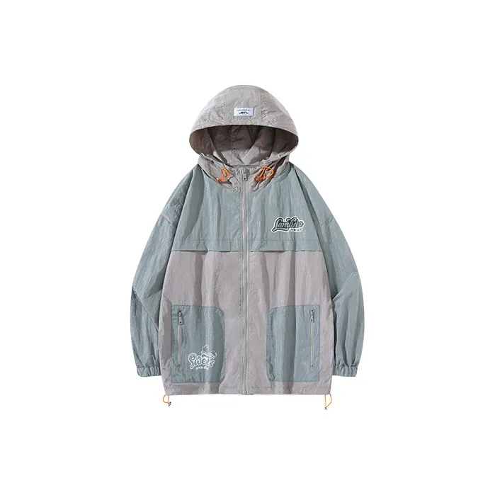 LAMLICKA Loose Fit Jacket Unisex Gray