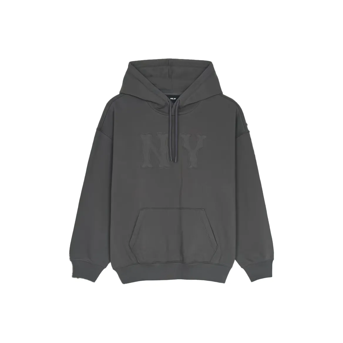 Mlb Base Logo MEGA OVERFIT New York Yankees Толстовка Унисекс Угольный Серый