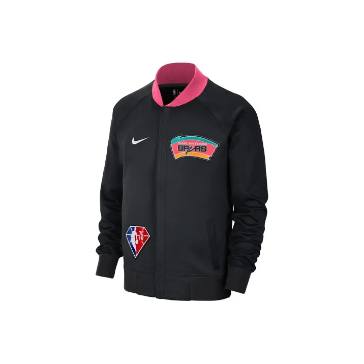 Nike Nba San Antonio Spurs Showtime City Edition Dri Fit Jacket