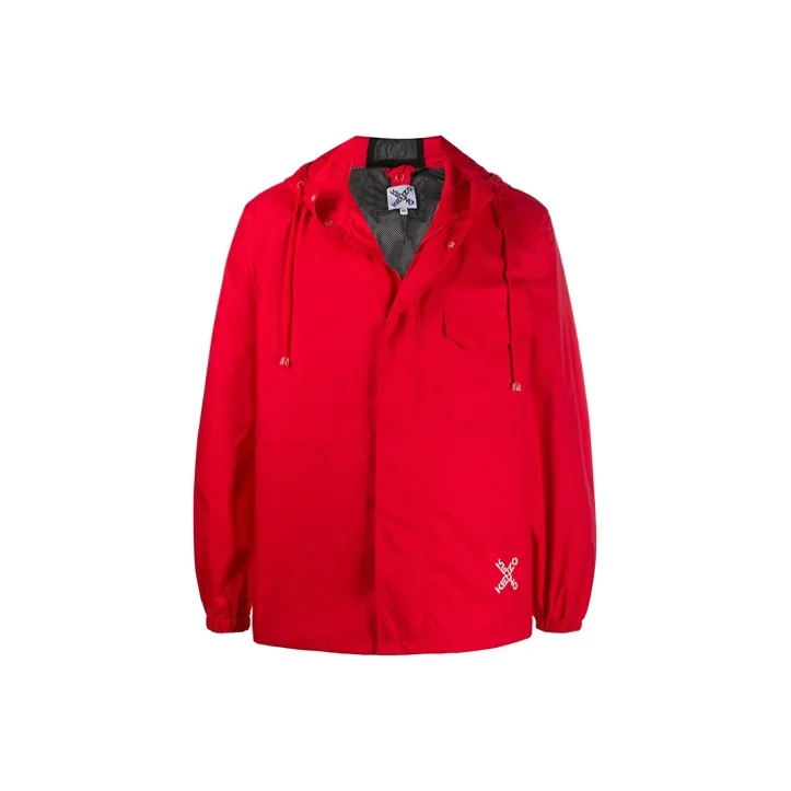 KENZO Куртки и Пальто Мужской Красный