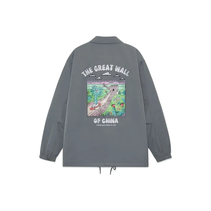 LiNing Skateboard Jacket Men's Gray