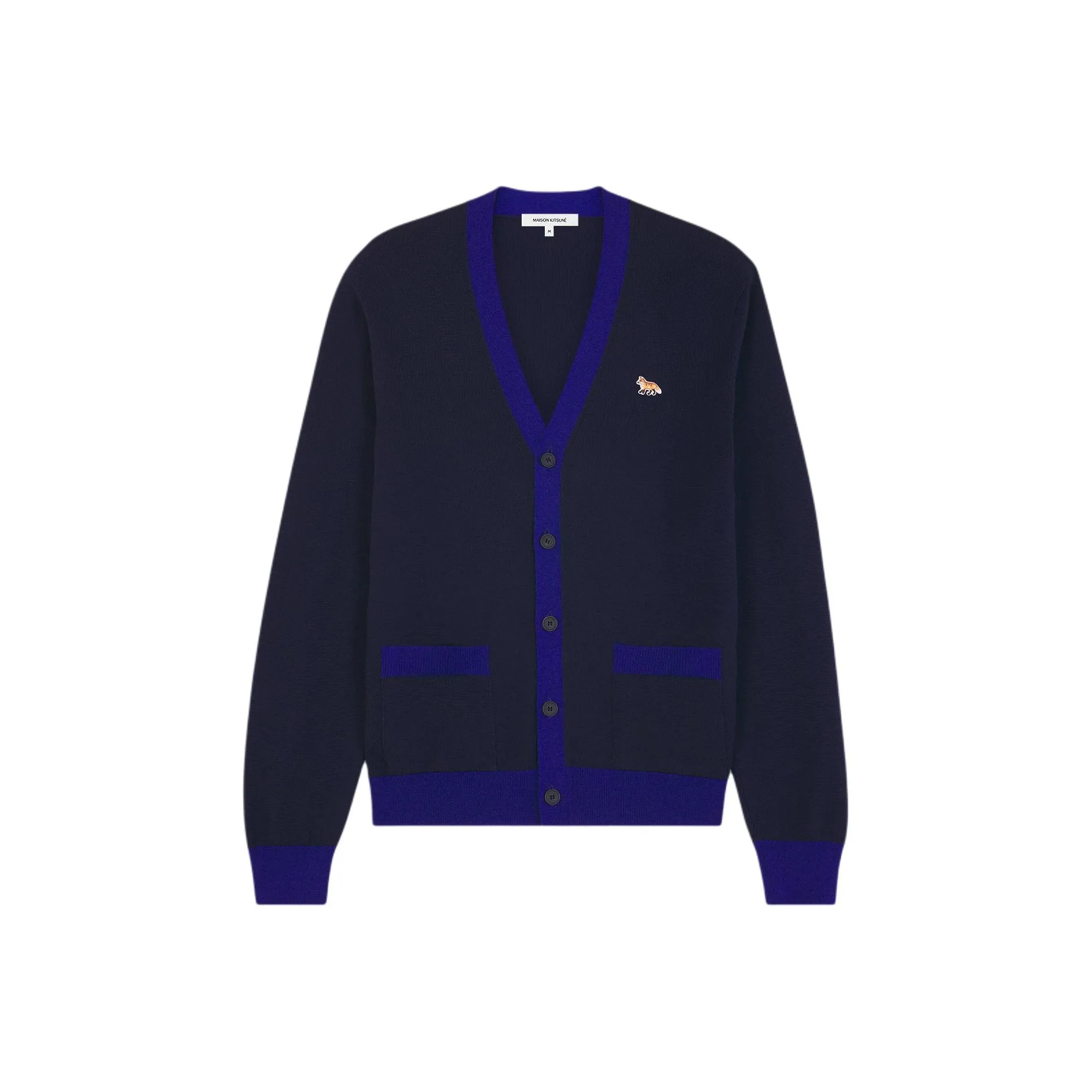 Maison Kitsuné Baby Fox Patch Button Up Cardigan