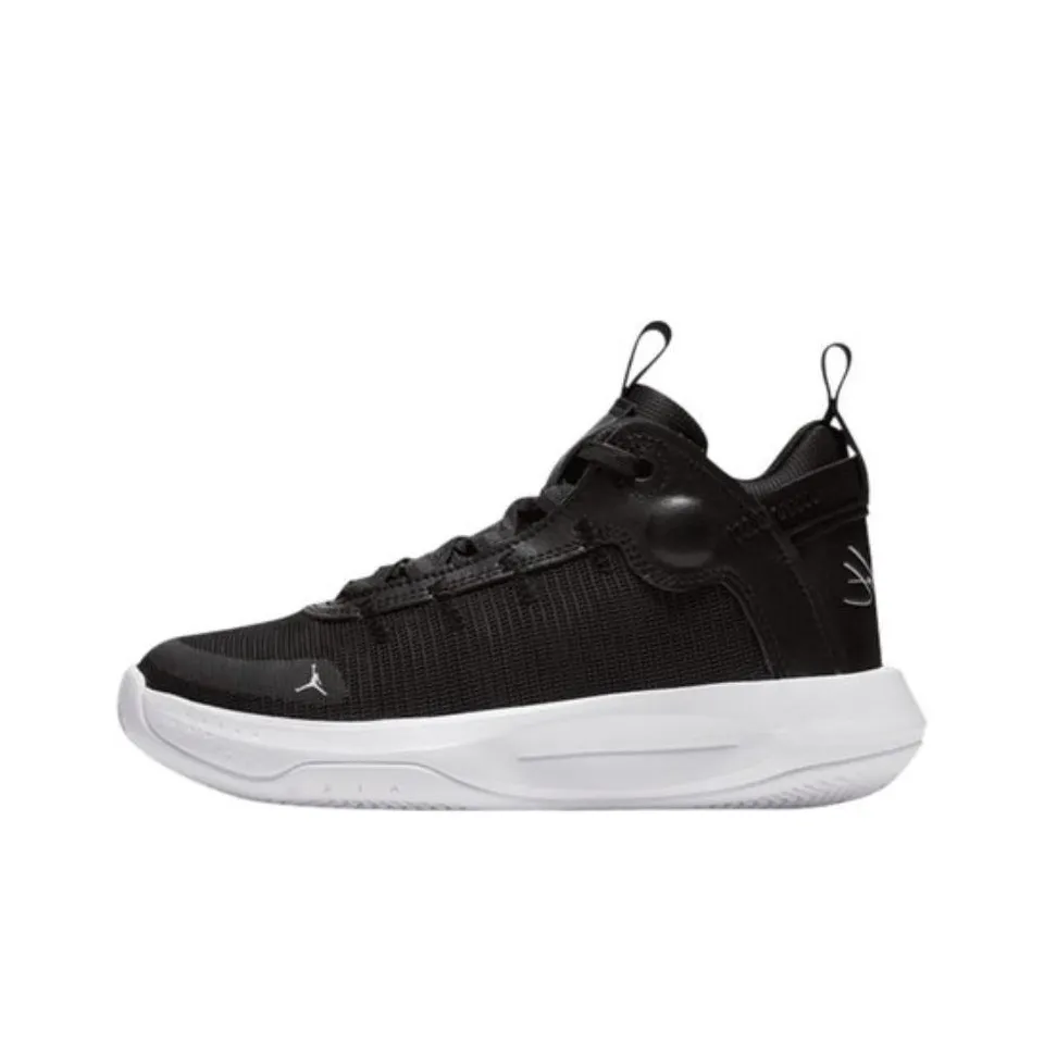 Jordan Jumpman 2020 Устойчивый к истиранию Низкий Топ КIDS Лайфстайл Обувь Черный