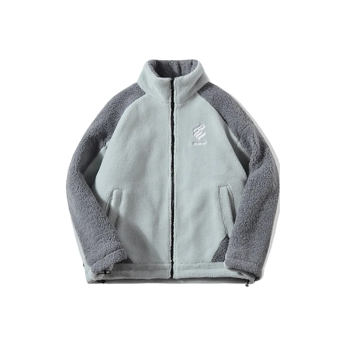 ROCAWEAR Свободный крой Куртка Унисекс Серый Зеленый