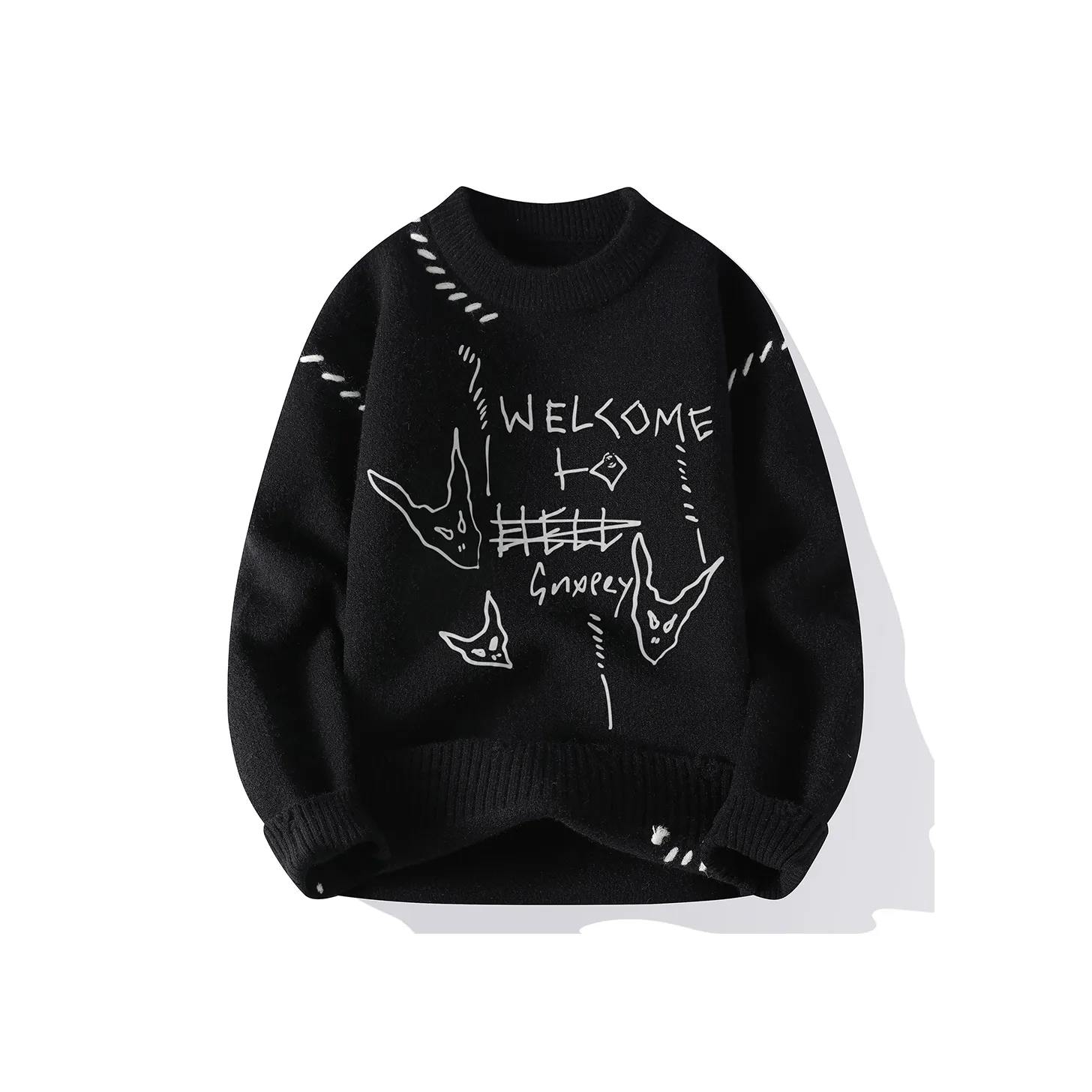 Qnxeey Sweaters Unisex