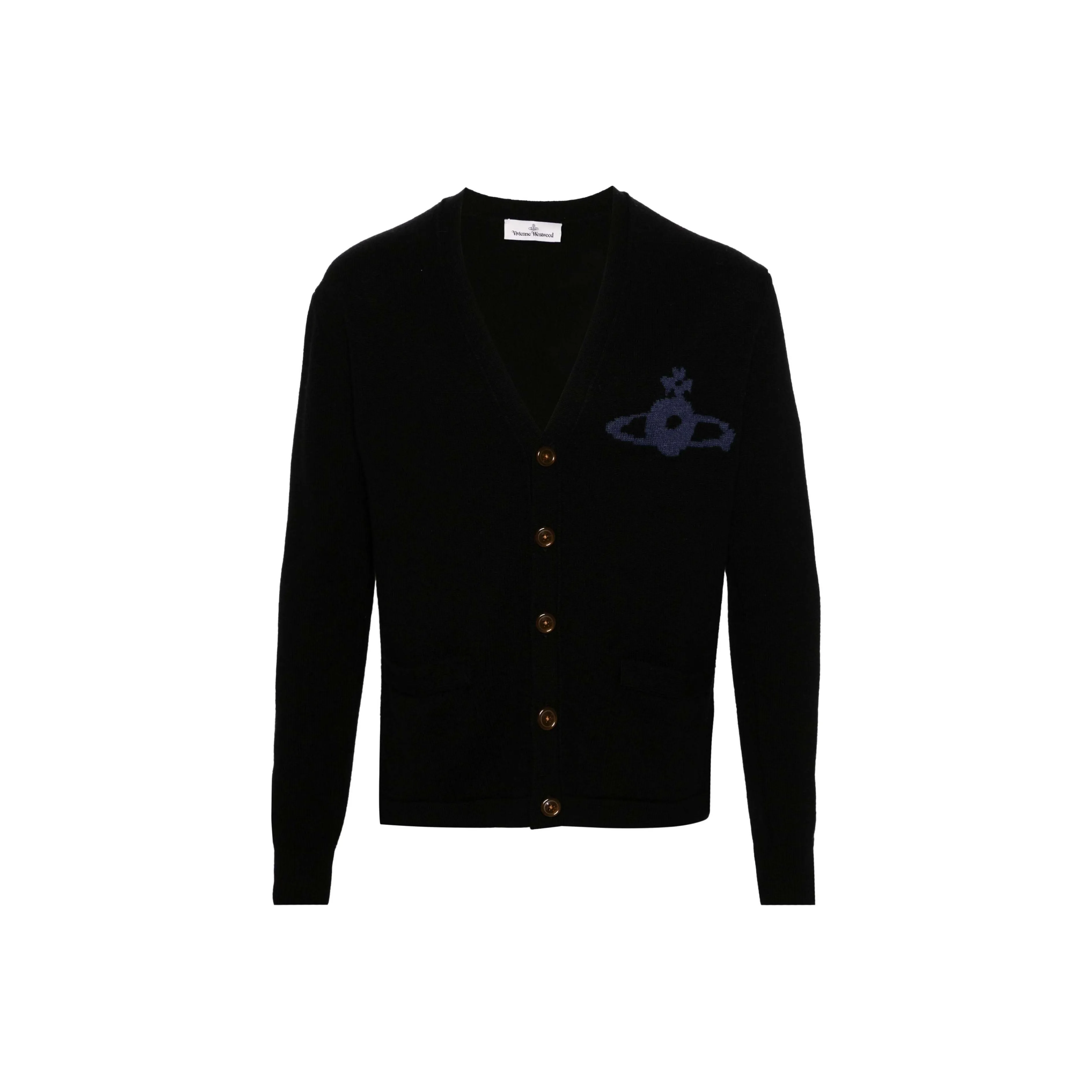 Vivienne Westwood Alex Orb Intarsia Knitted Cardigan