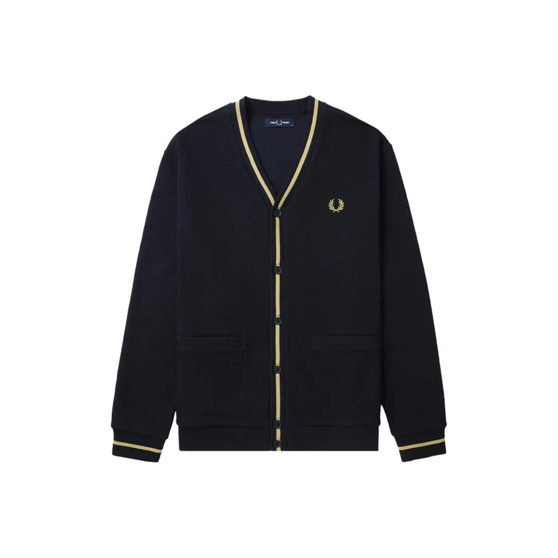 FRED PERRY FW24 Трикотаж Мужской Морской Синий