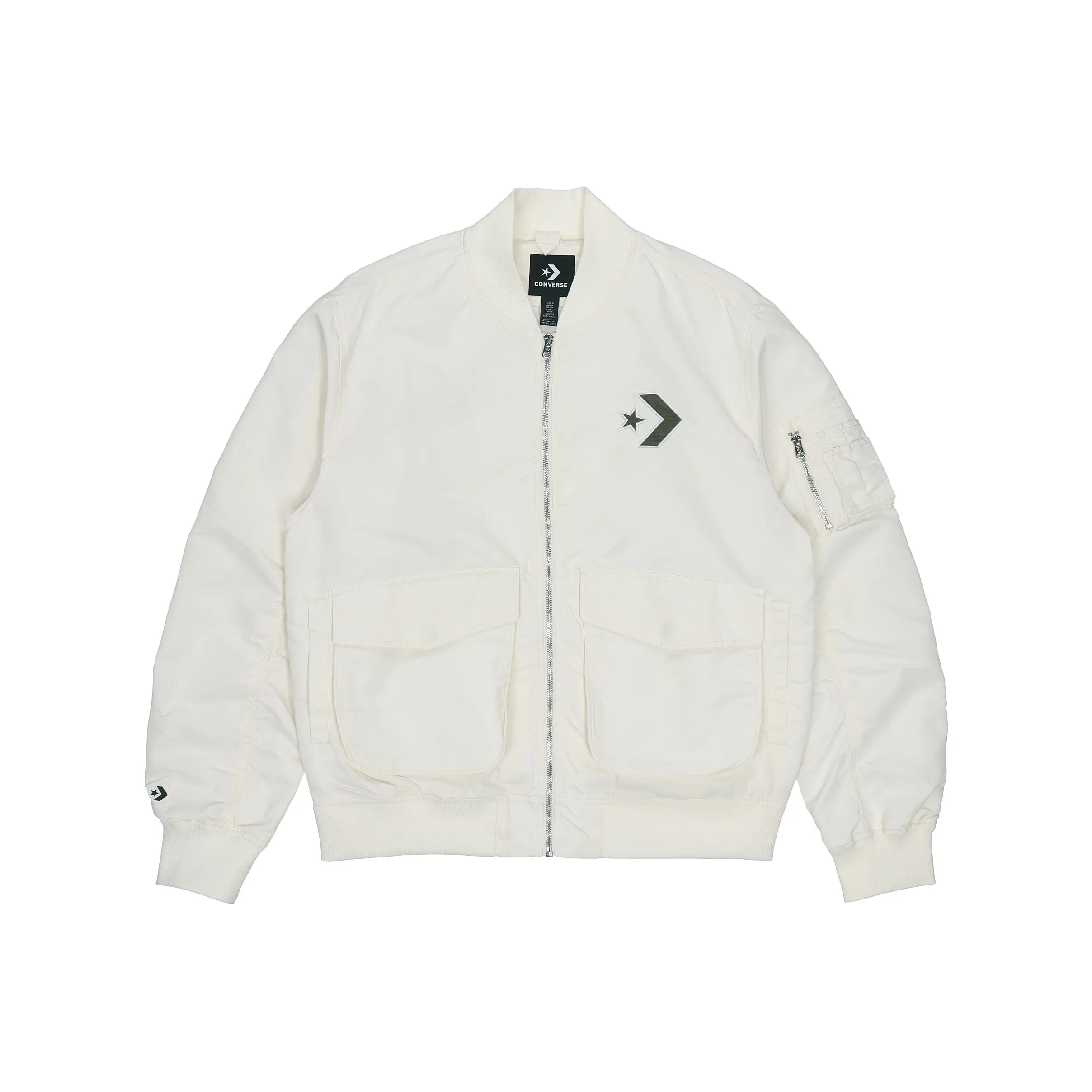 Конверс Белая Унисекс Куртка