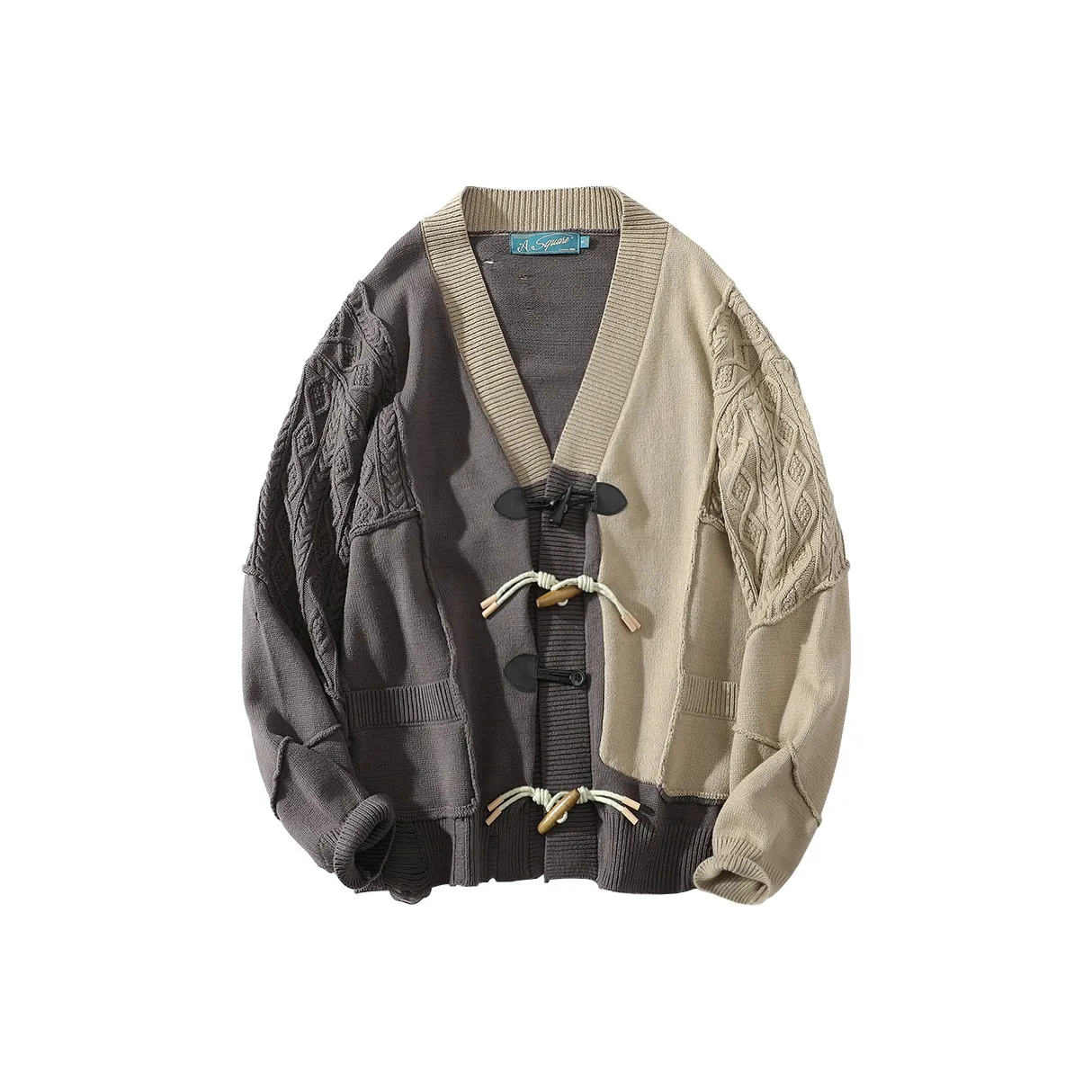 A SQUARE ROOT Свитер Унисекс Хаки