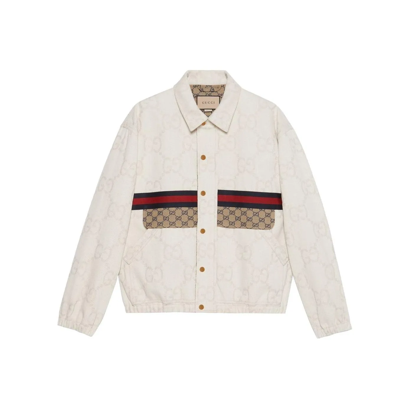 GUCCI GG print Denim Jacket