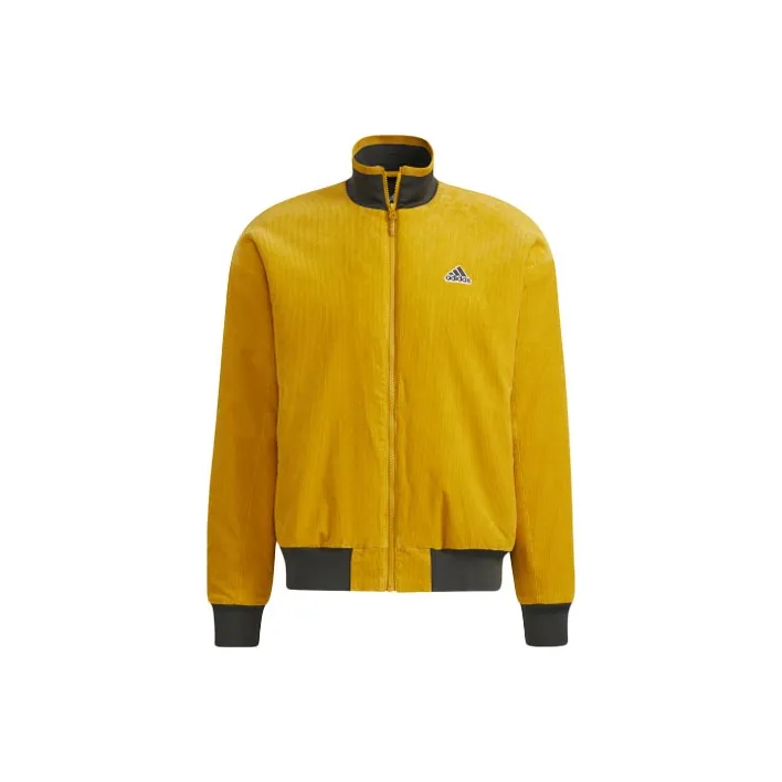 Adidas Corduroy Jacket Men's Yellow