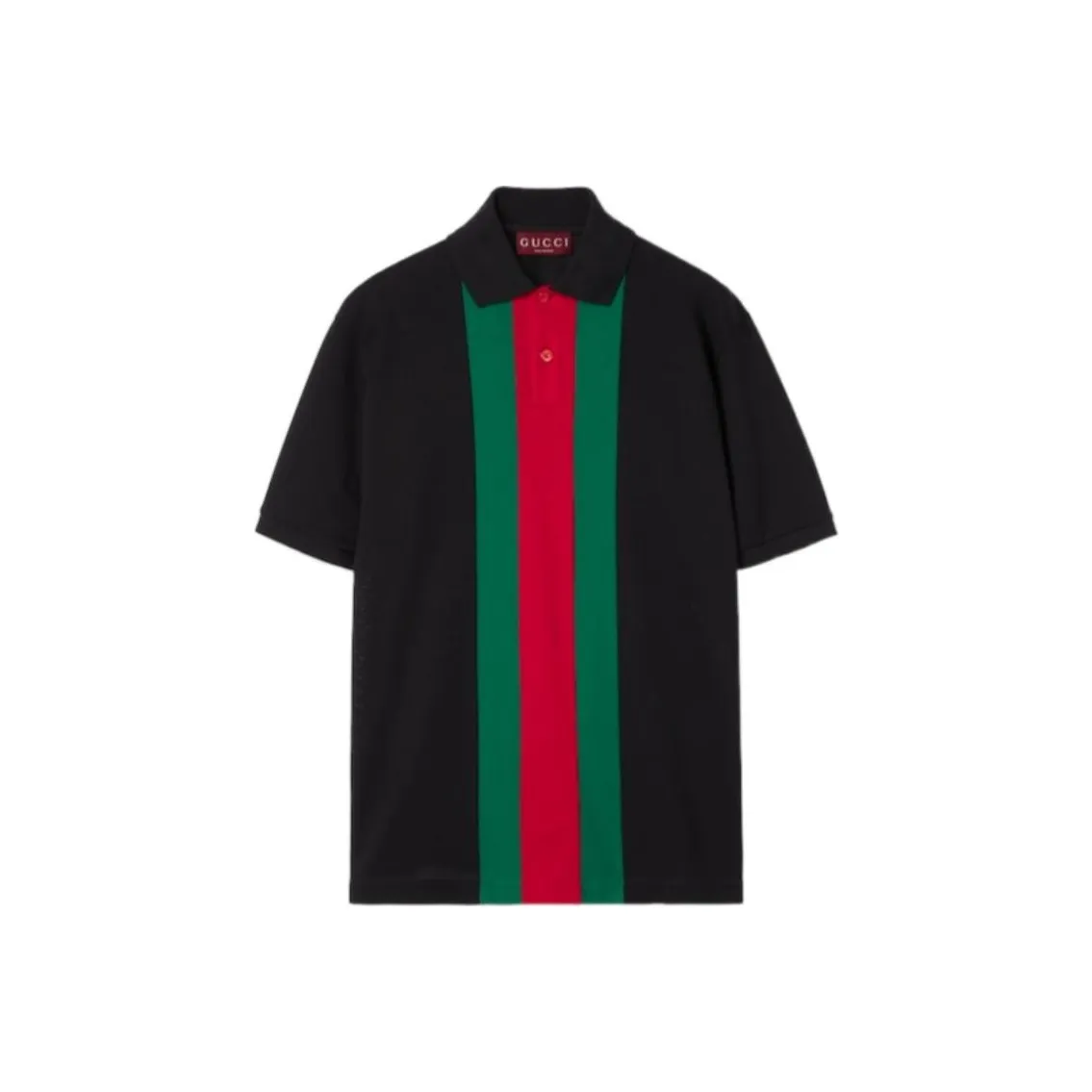 GUCCI Stripe Detailed Polo Shirt