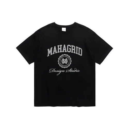 MAHAGRID Черная Мужская Рубашка
