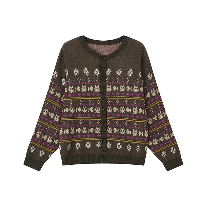 WULISHAONIAN Sweater Unisex Heather Gray