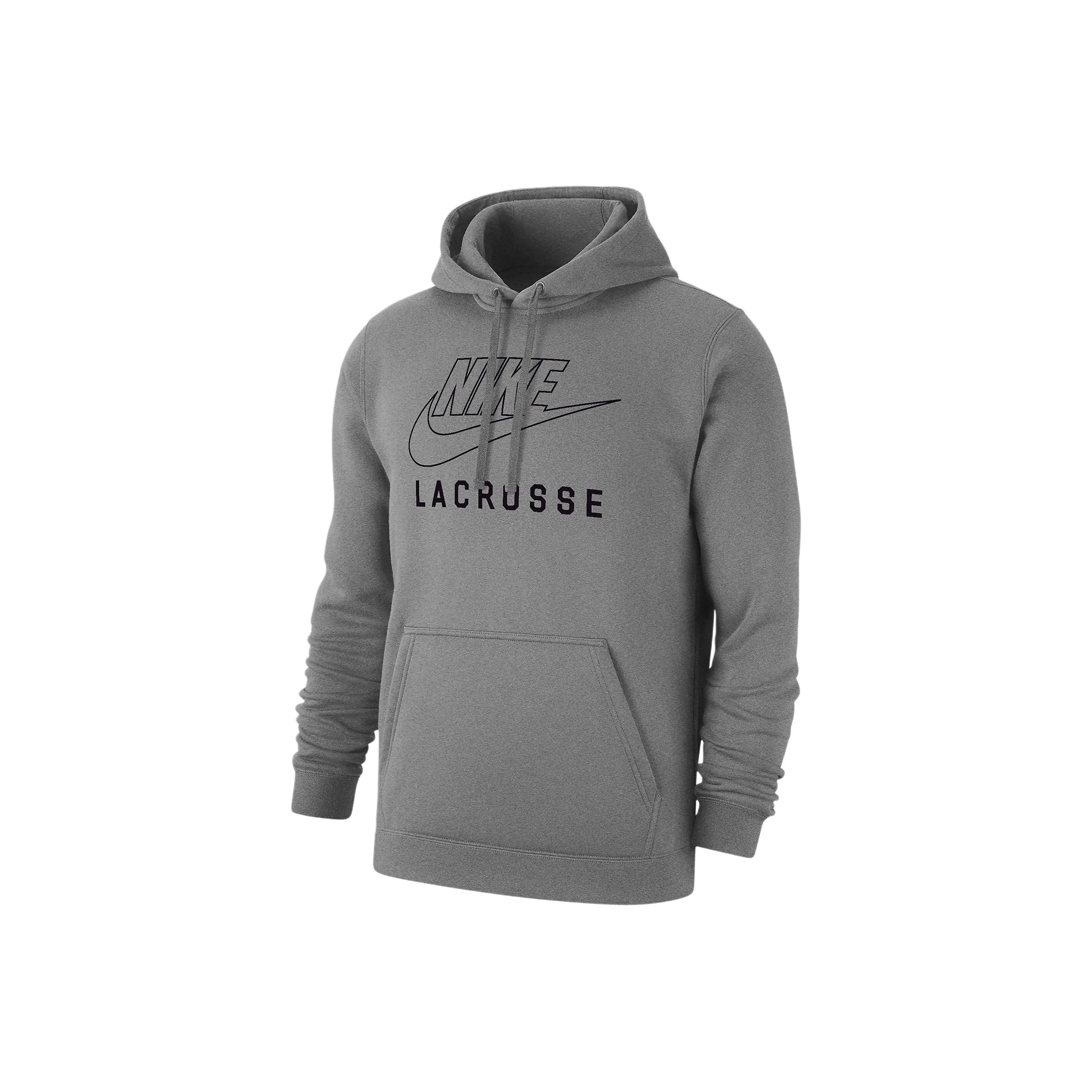 Nike Swoosh Club Fleece Men's Lacrosse Pullover Hoodie