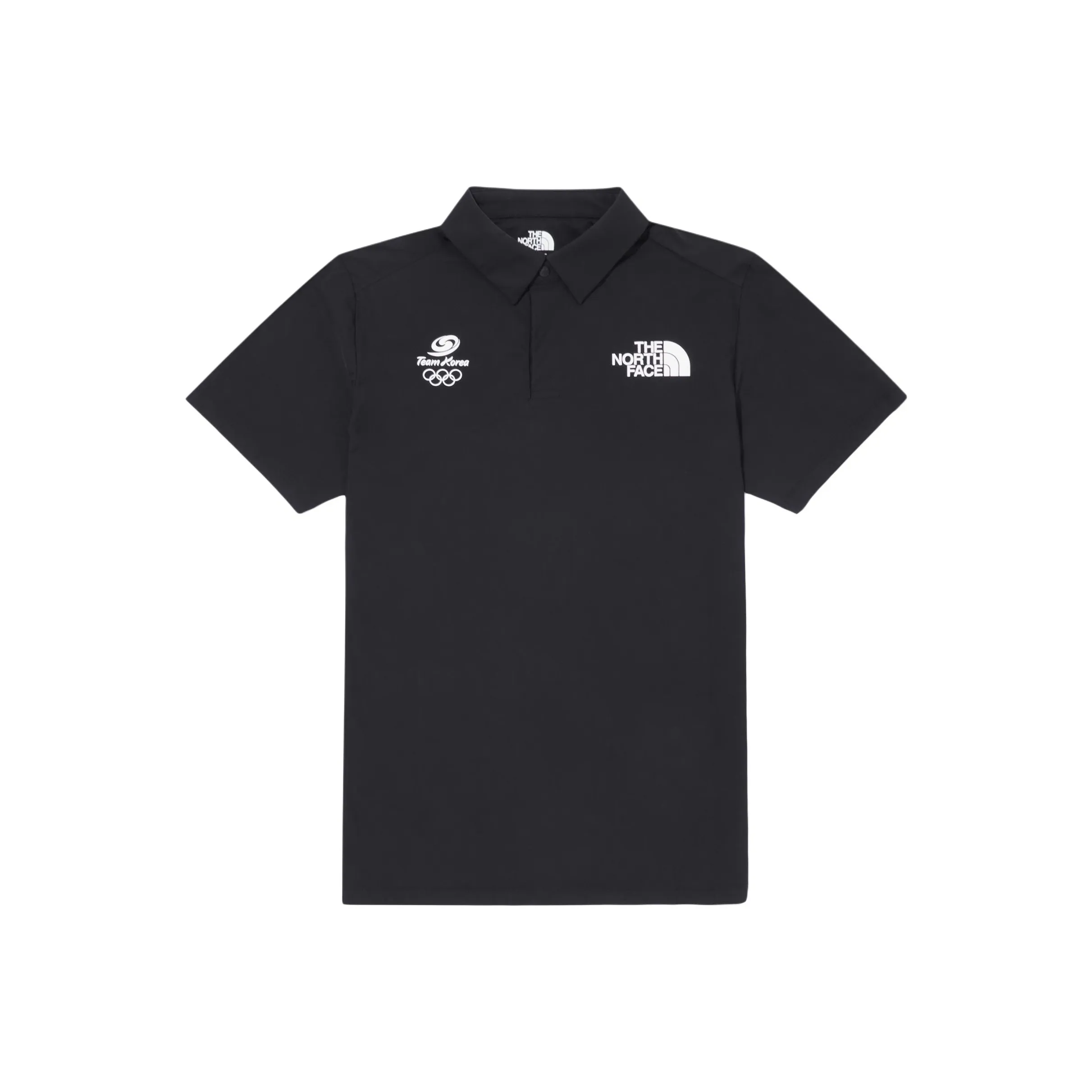 THE NORTH FACE PO TEAMKOREA ICE DAY Polo Shirt Men's Black