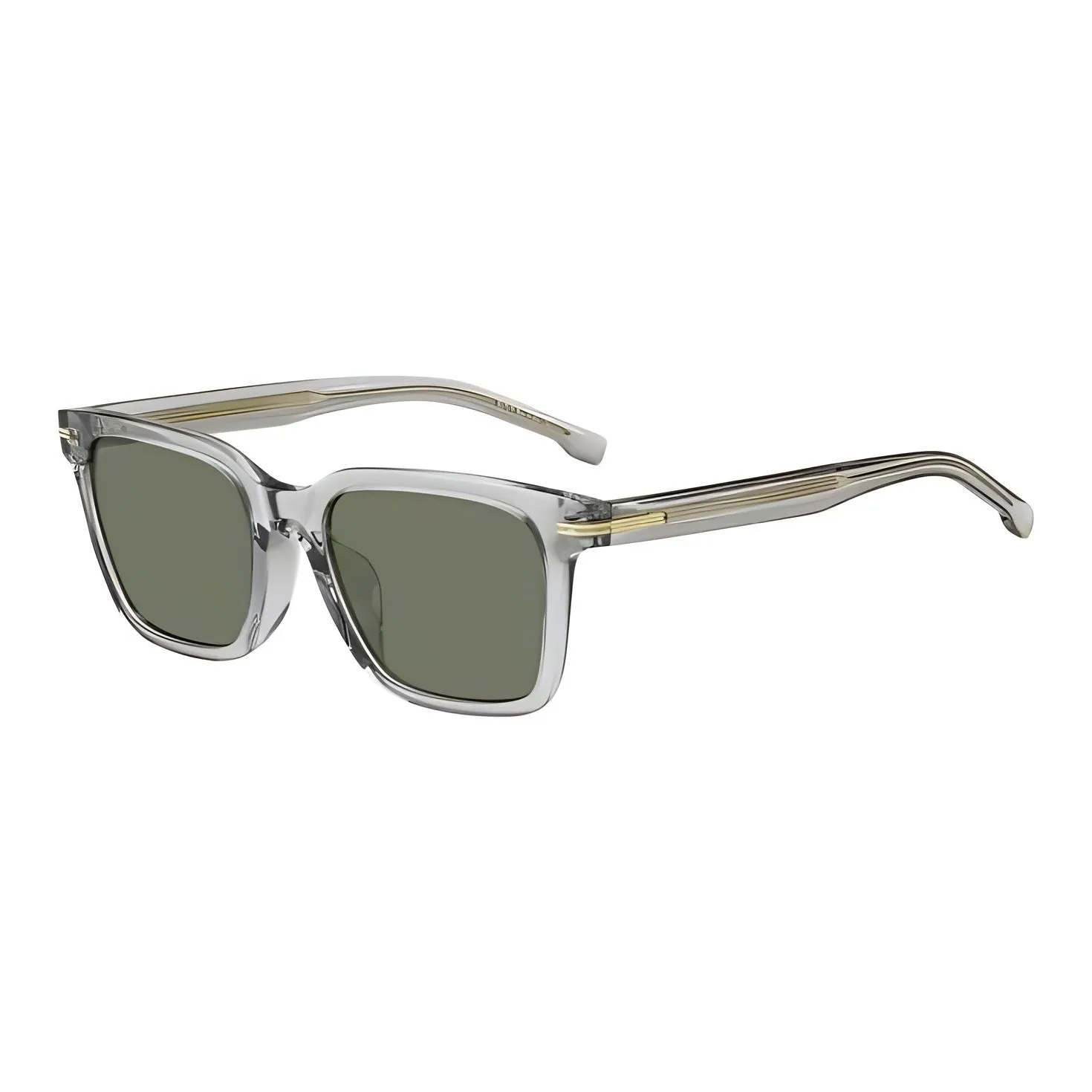 HUGO BOSS Plastic Irregular Shape Sunglasses Men's Gray