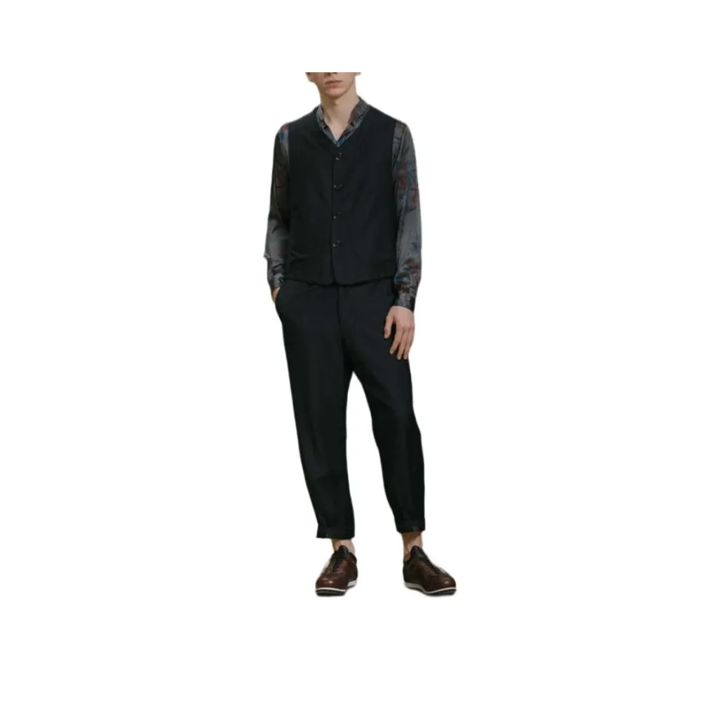 GEOFFREY B. SMALL Tank Tops Men Black
