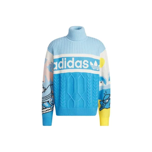 Adidas Чудесный белый/Многоцветный Унисекс Трикотаж