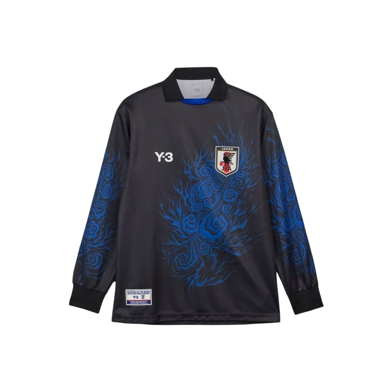 Y 3 JFA Co Branded SERIES Синяя Унисекс Рубашка T