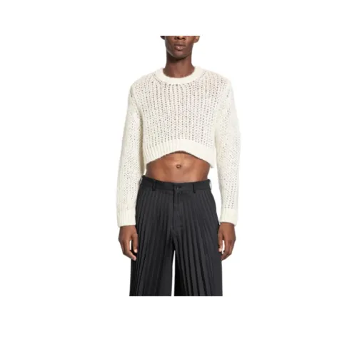 COMME Des GARCONS HOMME PLUS Экрю Мужской Трикотаж