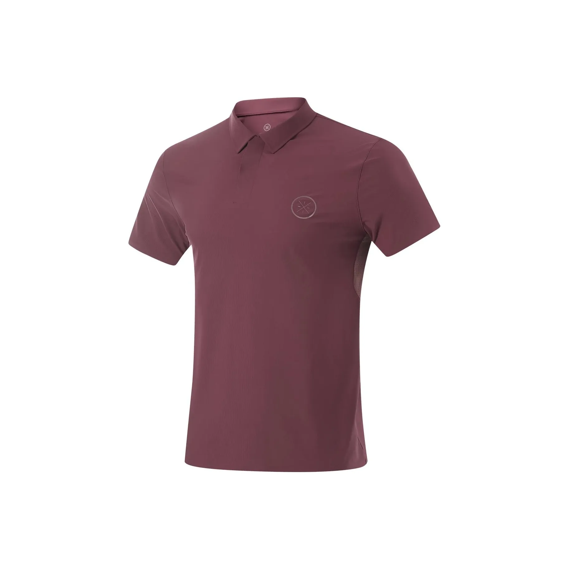 LINING Поло Мужское Смешанный Цвет Темно-Красный Фиолетовый