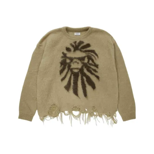 BAPE BLACK Бежево-желтый BGX Мужские Свитеры