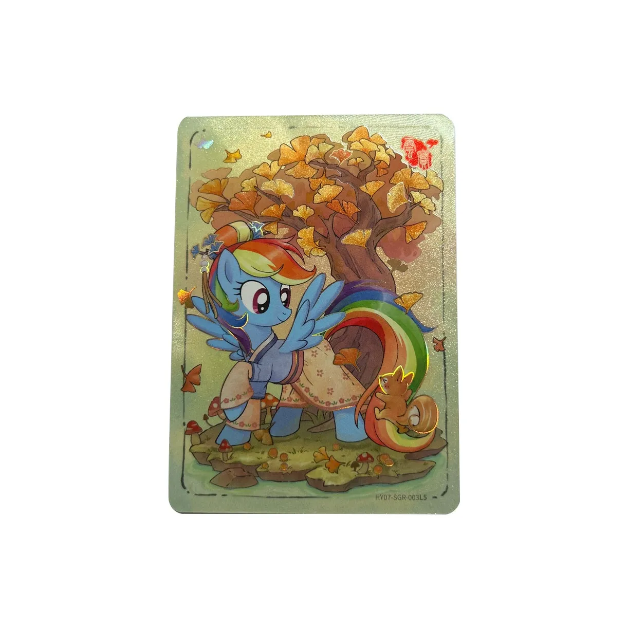 KAYOU Мой маленький пони том 7 OF Яркий Moon Bag Рейнбоу Дэш SGR Карта IP Аниме Карточки 1 шт