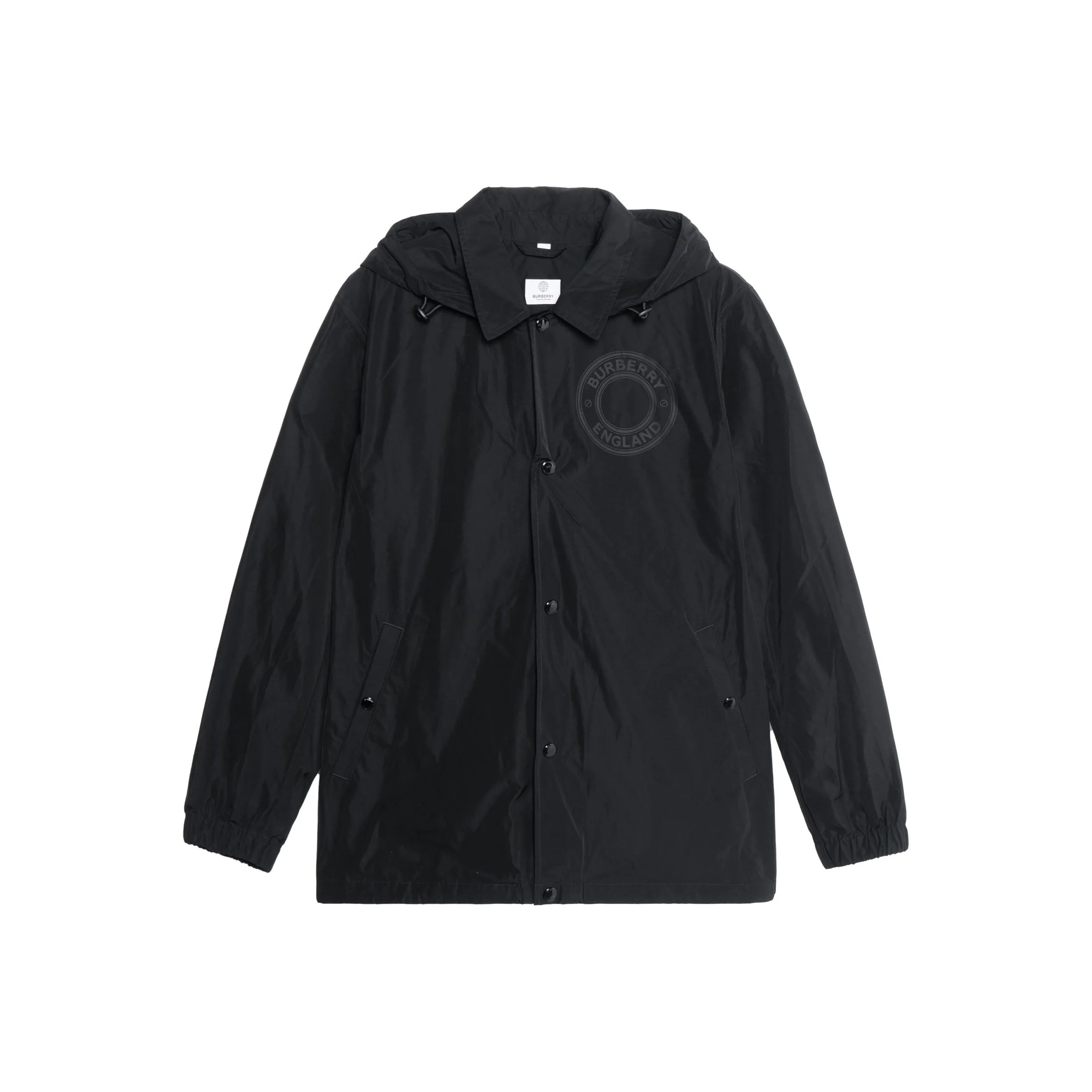 Burberry Logo Graphic Detachable Hood Windbreaker Jacket
