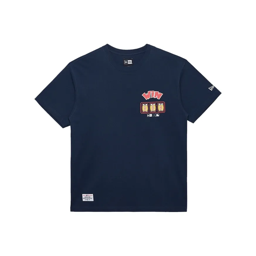New Era T Shirt Unisex Navy Blue
