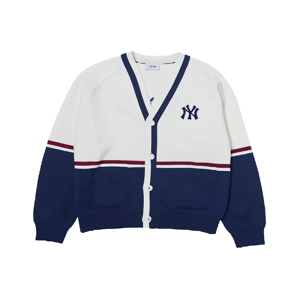 Mlb Base Logo Varsity New York Yankees Трикотаж Унисекс Кремовый