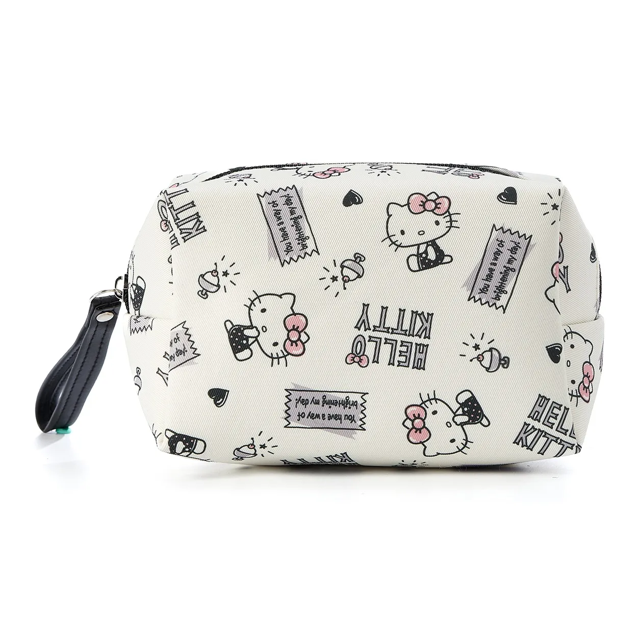 Sanrio Hello Kitty Холст Косметичка Женская Черная