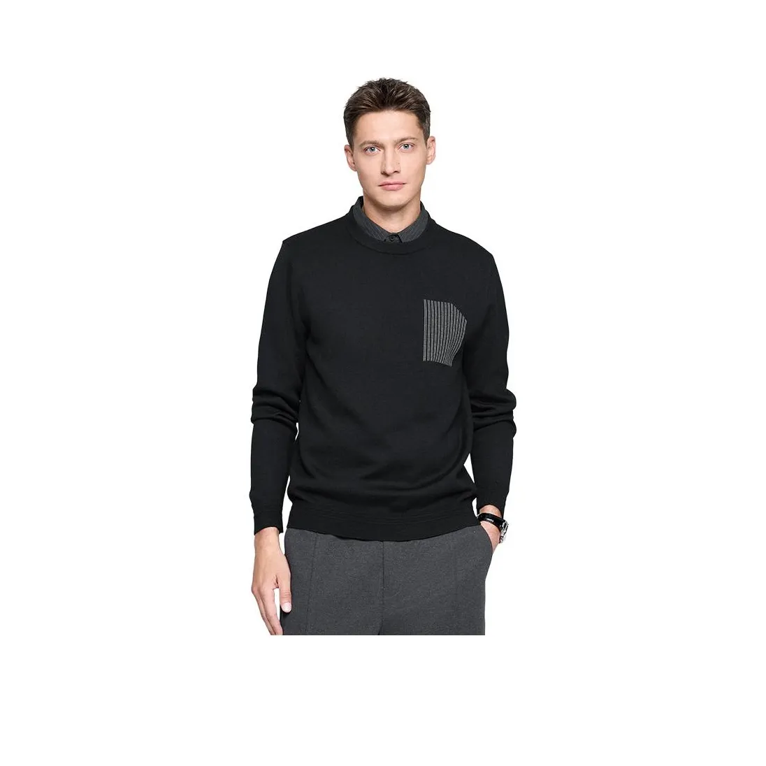 Dance with Wolves Свитер Мужской Черный